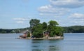 Picturesque house on a little island near Stockholm