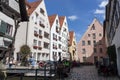 Picturesque houses in Ulm\'s Fishermen\'s Quarter