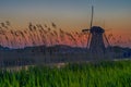 UNESCO Heritage Dutch Windmills Royalty Free Stock Photo