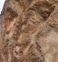 Picturesque image of a rock with a rock climber. Rincon Bello, Agost, Spain