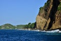 The picturesque island of Saint Lucia in West indies Royalty Free Stock Photo