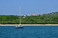 The picturesque island of Saint Lucia in West indies Royalty Free Stock Photo