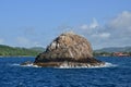 The picturesque island of Saint Lucia in West indies Royalty Free Stock Photo