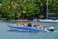 The picturesque island of Saint Lucia in West indies Royalty Free Stock Photo