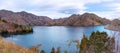 Picturesque lake Benmore, South Island, New Zealand