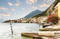 Lakeside village of Limone Italy Royalty Free Stock Photo