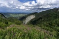 Picturesque landscape of Belianske Tatry Mountains in August. Slovakia