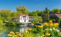 Picturesque landscape of the Charente River at Cognac, France Royalty Free Stock Photo