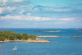 Picturesque landscape with island. at Baltic Sea. Aland Islands, Finland. Europe