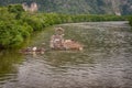 Landscape near Kapong in South east Thailand Royalty Free Stock Photo