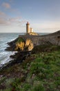 Le Petit Minou lighthouse, Bretagne, France Royalty Free Stock Photo