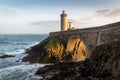 Le Petit Minou lighthouse, Bretagne, France Royalty Free Stock Photo