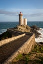 Le Petit Minou lighthouse, Bretagne, France Royalty Free Stock Photo