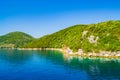 Picturesque Lefkada island coast and Ionian Sea Greece Royalty Free Stock Photo