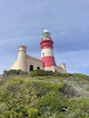 Lighthouse Cape Agulhas Western Cape South Africa Royalty Free Stock Photo