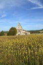 The picturesque little church in the hamlet of Lieu dit Saint Leger near Tournon d`Agenais