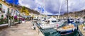 Picturesque marina Puerto de Mogan in Gran Canaria - popular tourist destination, Canary islands Royalty Free Stock Photo