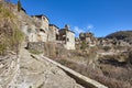 Picturesque medieval catalonian village of Rupit. Barcelona. Spain