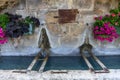 Picturesque medieval village of Banon in Provence. Old stones; Most beautiful villages in France Royalty Free Stock Photo