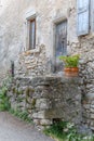 Picturesque medieval village of Banon in Provence. Old stones; Most beautiful villages in France Royalty Free Stock Photo