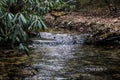 Picturesque mountain stream cascading over rocks, Caledonia State Park, Pennsylvania Royalty Free Stock Photo