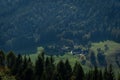 Picturesque mountain valley landscape in Magdalensberg, Austria Royalty Free Stock Photo