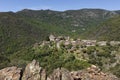 Picturesque mountain village in France