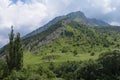 Mountain landscape near Dzivgis village in North Ossetia Alania