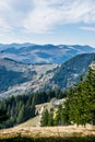 Picturesque mountains of Ukraine in the fall Royalty Free Stock Photo