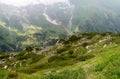 Picturesque mountainsides and meadows, Grossglockner High Alpine Road, Austria