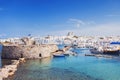 Picturesque Naousa village, Paros island, Cyclades, Greece Royalty Free Stock Photo