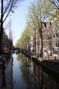 Picturesque neighborhood in the heart of amsterdam with some amazing reflections