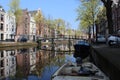 Picturesque neighborhood in the heart of amsterdam with some amazing reflections