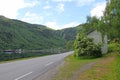 Picturesque Norway road Royalty Free Stock Photo