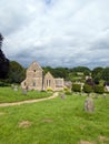 Duntisbourne Abbotts church, idyllic Cotswold village, Gloucestershire, UK