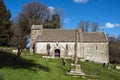 Picturesque old church, Duntisbourne Rouse, Cotswolds, UK