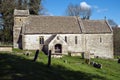 Picturesque old church, Duntisbourne Rouse, Cotswolds, UK