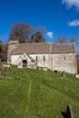 Picturesque old church, Duntisbourne Rouse, Cotswolds, UK