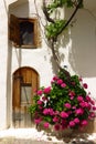 Picturesque old doorway in Kritsa village, Crete, Greece Royalty Free Stock Photo