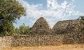 Picturesque old village Bories near Gordes in Provence, France Royalty Free Stock Photo