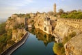 Picturesque panorama of Cittorgarh Fort, India