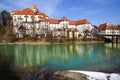 Picturesque panorama of Fussen. Germany Royalty Free Stock Photo