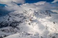 Picturesque panoramic view of Gspaltenhorn range in Swiss Alps, Switzerland Royalty Free Stock Photo