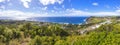 Picturesque panoramic view of Sao Miguel island, Azores, Portugal Royalty Free Stock Photo