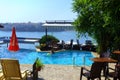 Picturesque patio overlooking Sozopol bay