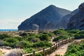 Picturesque Playa de Los Muertos. Spain