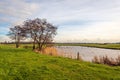 Picturesque polder landscape in the Netherlands