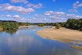 Picturesque river Loire, France