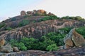 Picturesque rock formations of the Matopos National Park, Zimbabwe Royalty Free Stock Photo