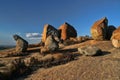 Picturesque rock formations of the Matopos National Park, Zimbabwe Royalty Free Stock Photo